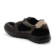 Kansas EK-12 Men Black Casual Shoes Ergonstyle