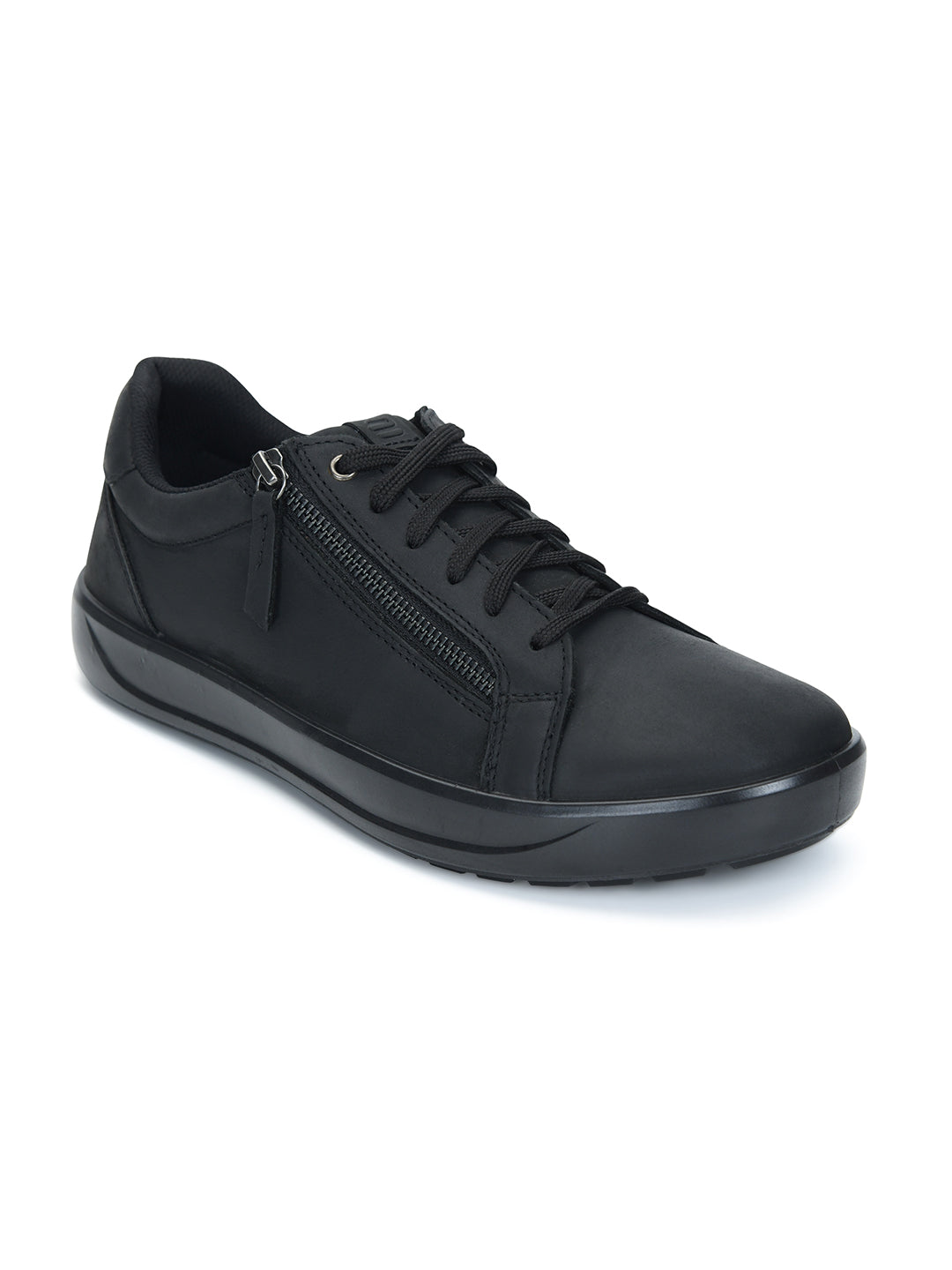 Denver ED-01 Men All Black Pullup Sneakers Ergonstyle