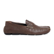 Moccasin EM-01 Men Brown Dress Casual Shoes Ergonstyle