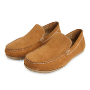 Moccasin EM-02 Men Brown Dress Casual Shoes Ergonstyle