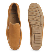 Moccasin EM-02 Men Brown Dress Casual Shoes Ergonstyle