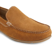 Moccasin EM-02 Men Brown Dress Casual Shoes Ergonstyle