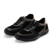 Kansas EK-12 Men Black Casual Shoes
