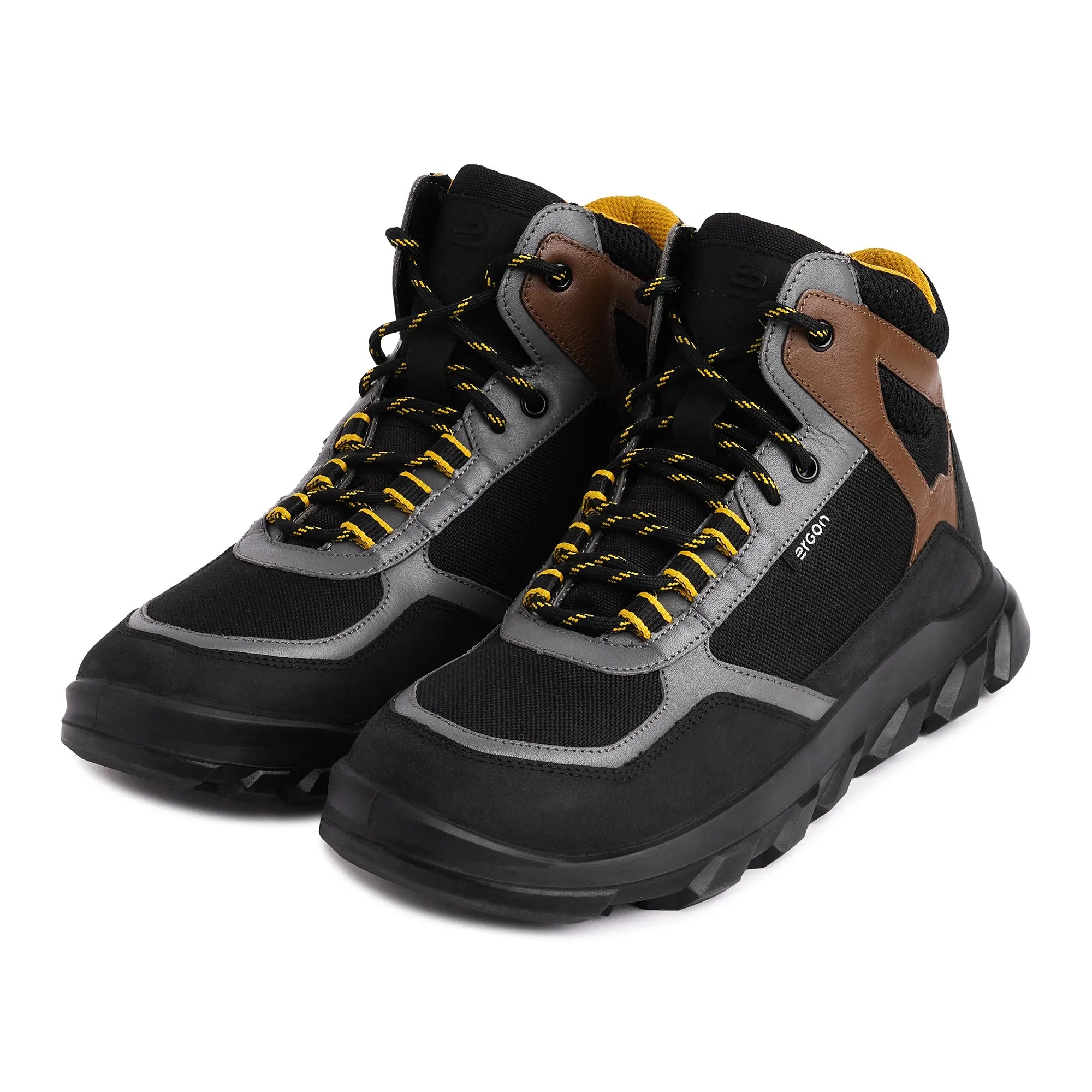 Outdoor EO-01 Men Black Shoes Ergonstyle