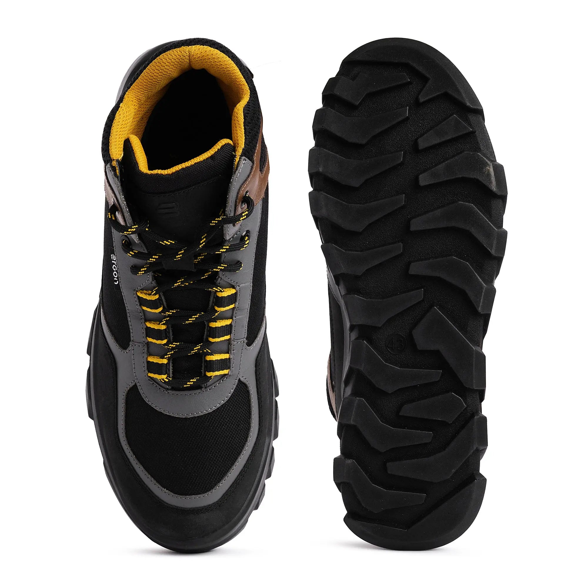 Outdoor EO-01 Men Black Shoes Ergonstyle