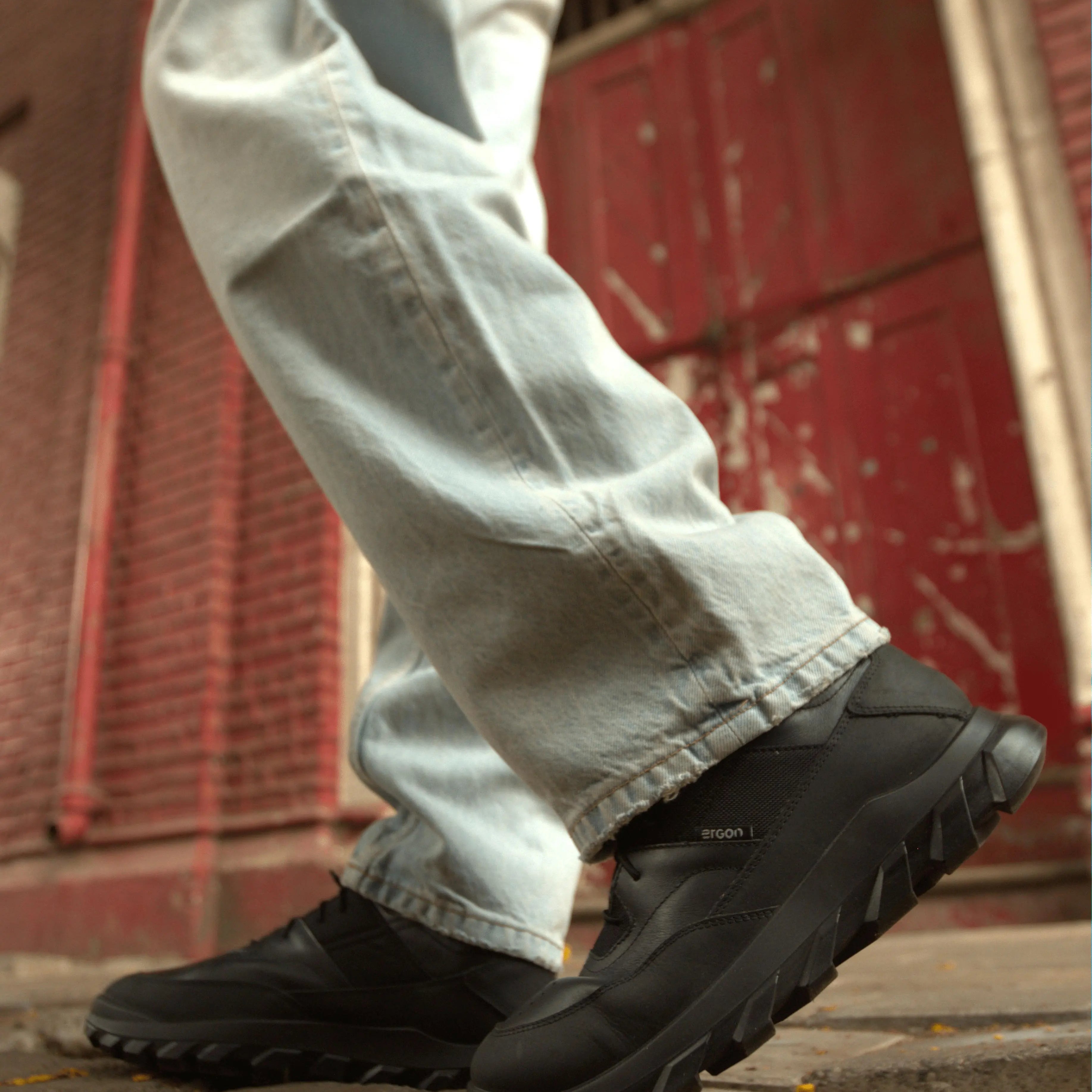 Outdoor EO-02 Men Black Shoes Ergonstyle