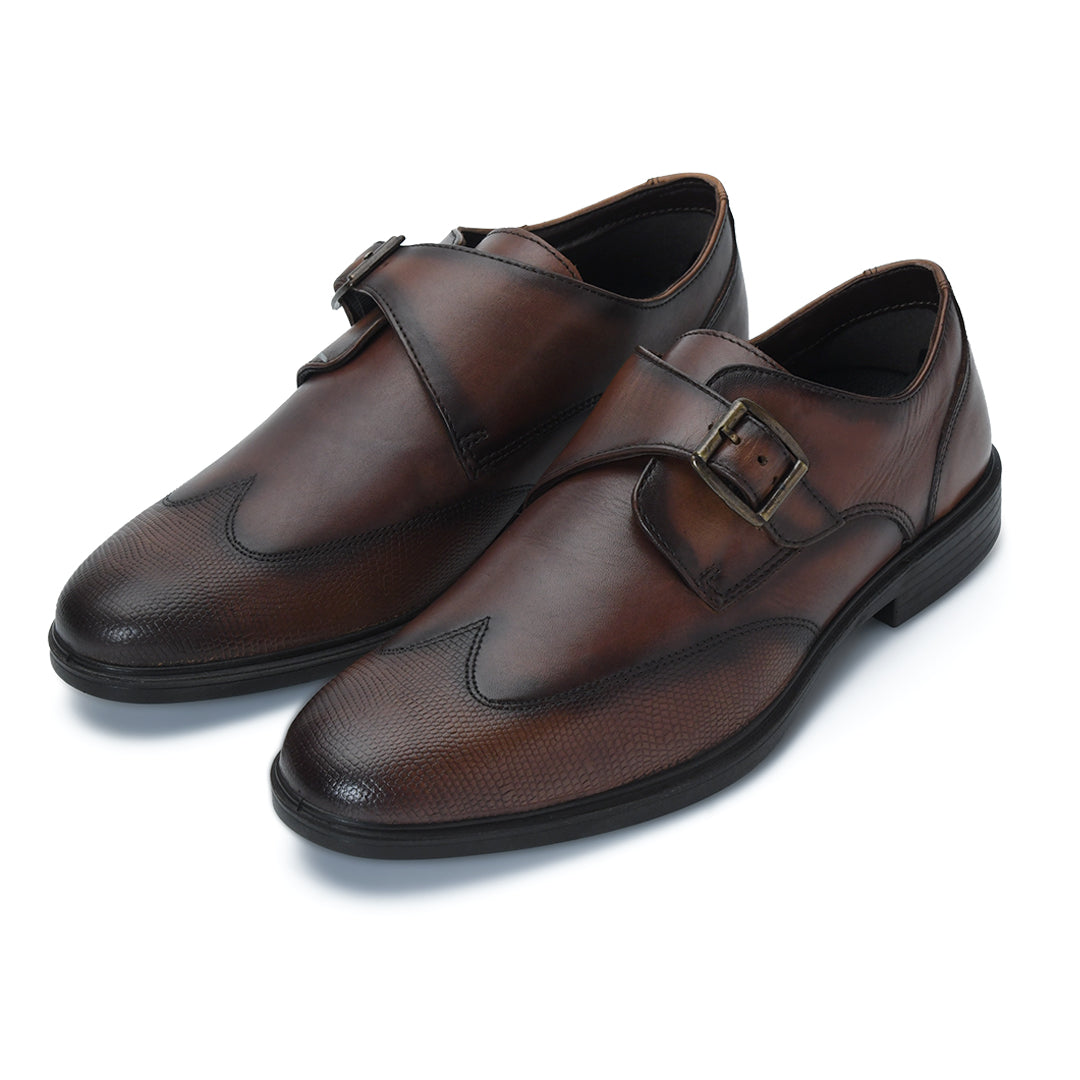 City EC-05 Men's Brown Patina Casual Shoes Ergonstyle