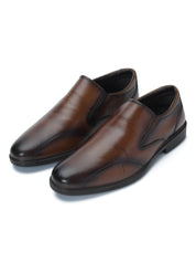 City EC-04 Slip-On Men's Brown Casual Shoes Ergonstyle