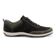 Quentin 08 Men Black and Khaki Casual Shoes Ergonstyle