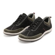 Quentin 08 Men Black and Khaki Casual Shoes Ergonstyle