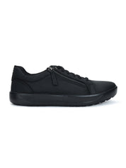 Denver ED-01 Men All Black Pullup Sneakers Ergonstyle