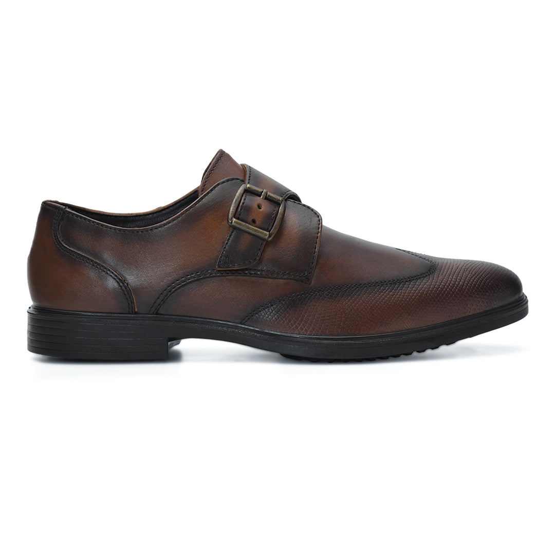 City EC-05 Men's Brown Patina Casual Shoes Ergonstyle