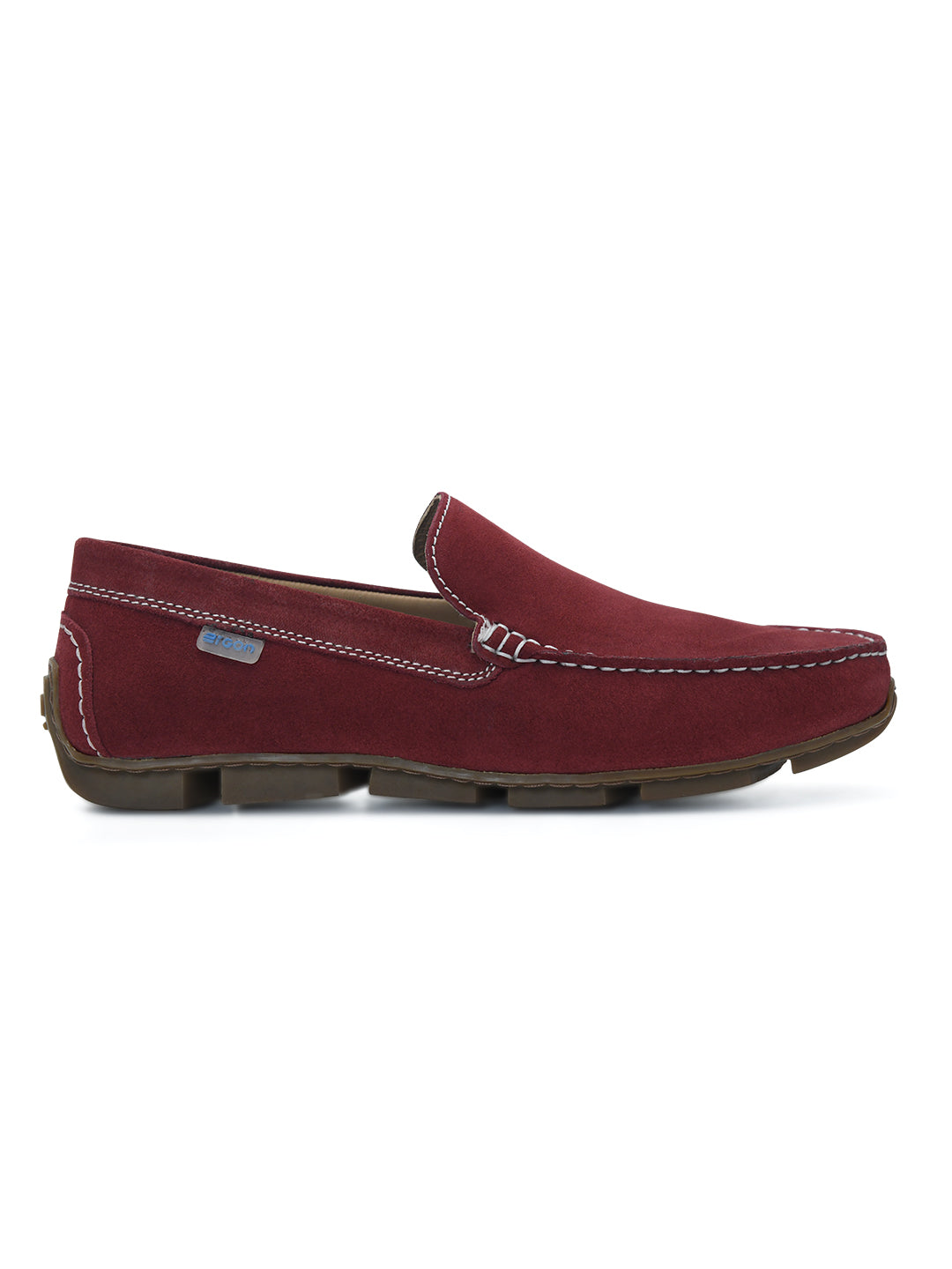 Moccasin EM-02 Men Burgundy Dress Casual Shoes Ergonstyle