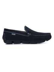 Moccasin EM-02 Men Navy Dress Casual Shoes Ergonstyle