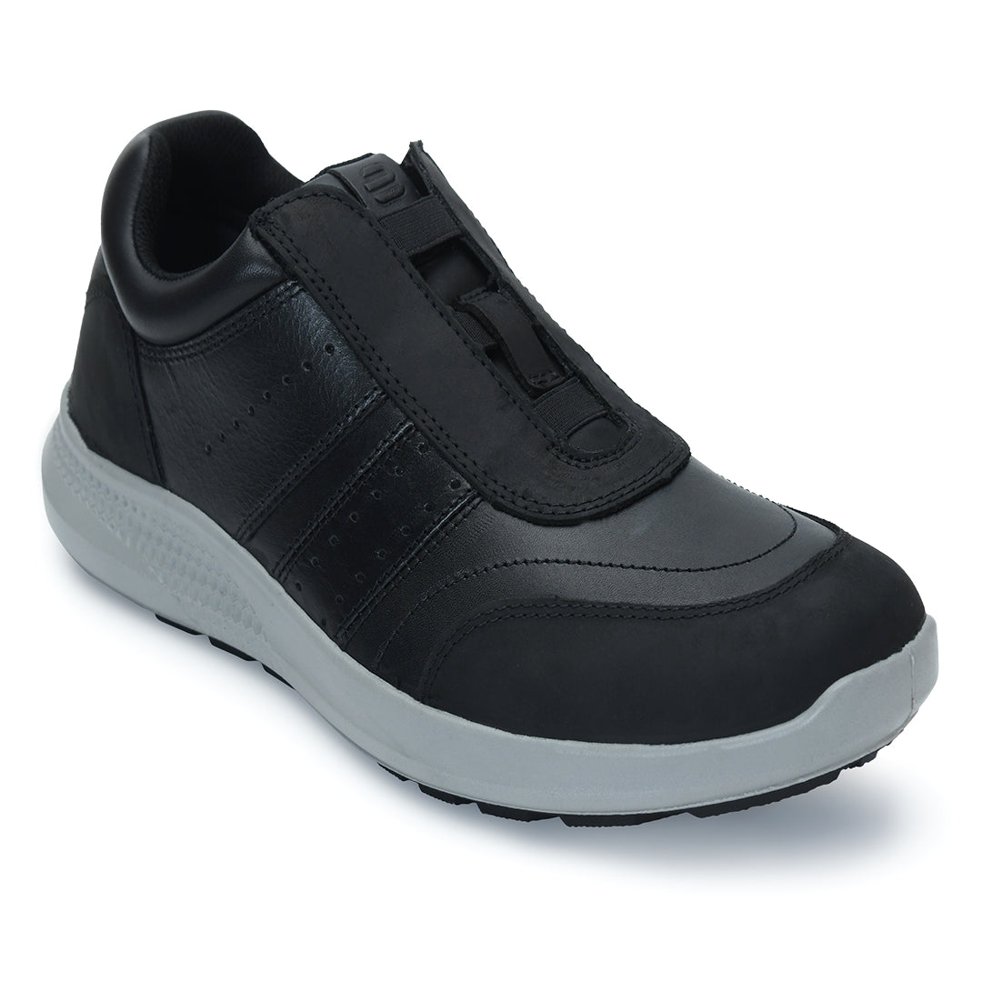 Kansas EK-14 Men Black Casual Shoes Ergonstyle