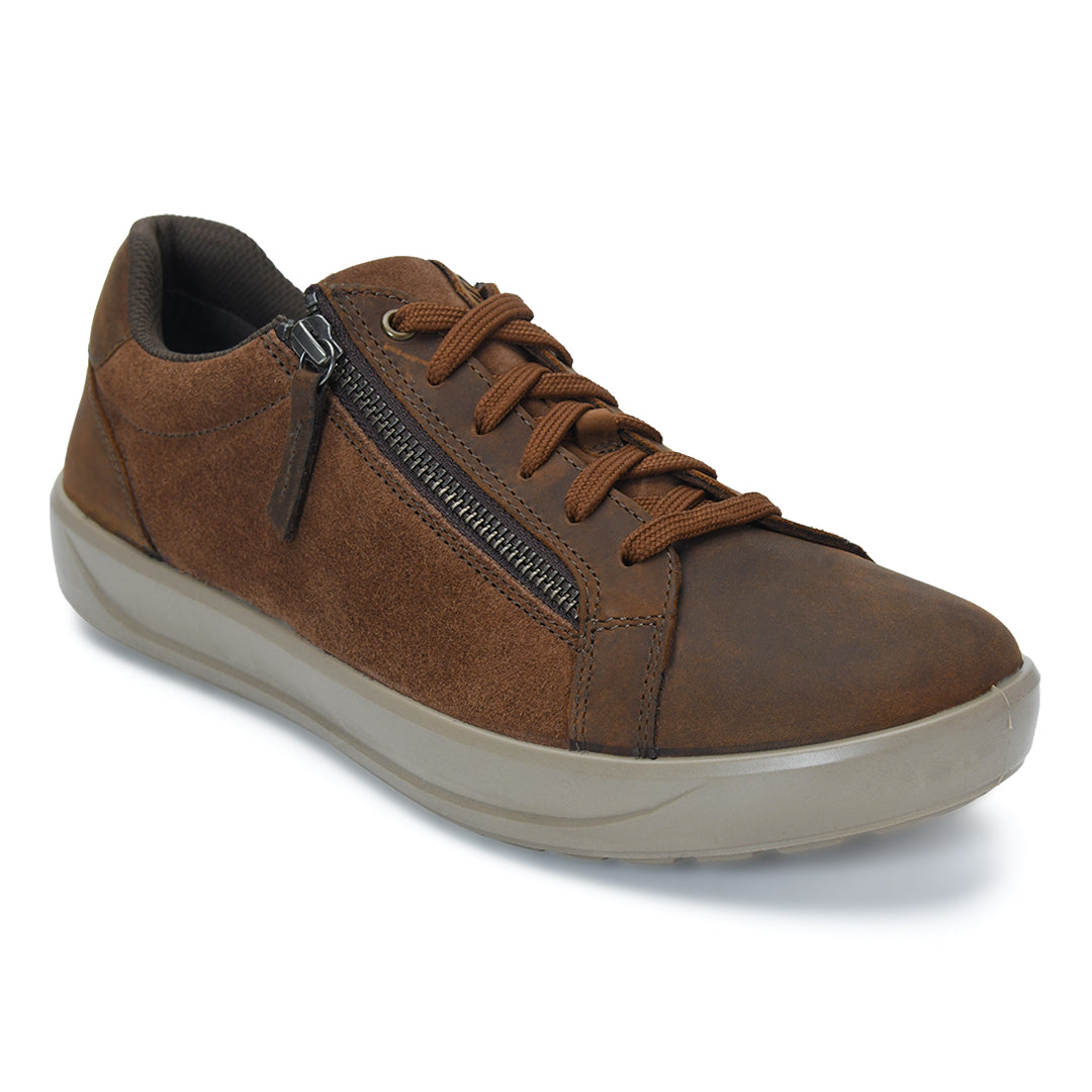 Denver ED-01 Men Tan Pullup Sneakers Ergonstyle