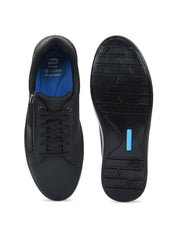 Denver ED-01 Men All Black Pullup Sneakers Ergonstyle