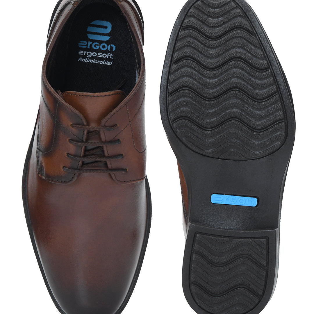 City EC-01 Derby Men's Black Casual Shoes (Copy) Ergonstyle