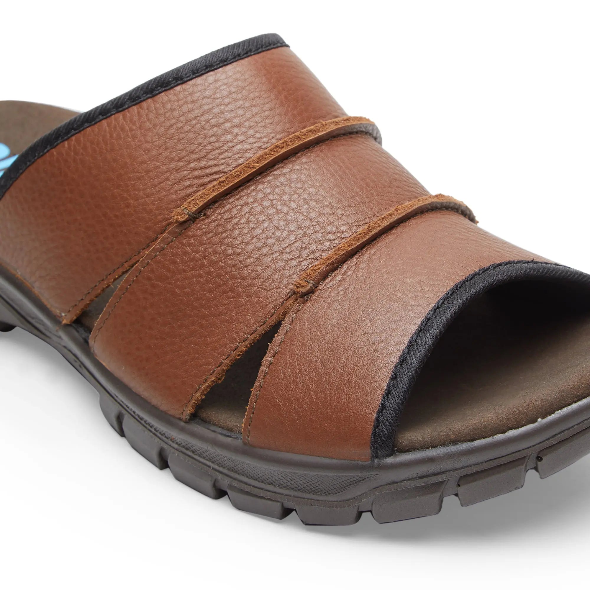 Spring Field ES-01 Men Brown Slippers - Ergonstyle