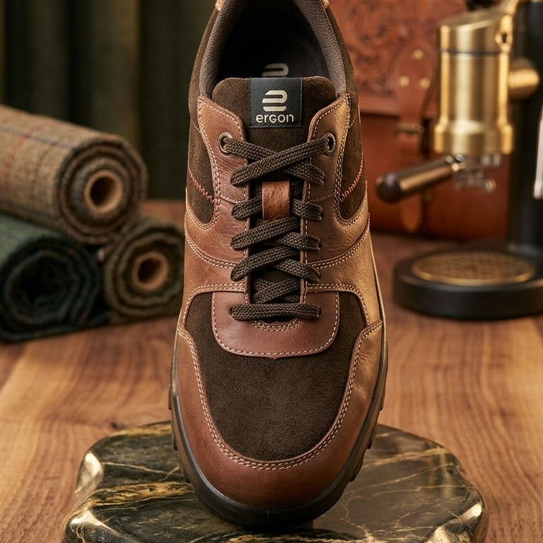 Outdoor EO-08 Mens Brown Casual shoe Ergonstyle