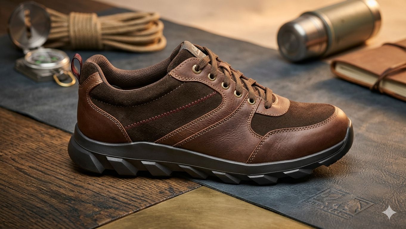 Outdoor EO-08 Mens Brown Casual shoe Ergonstyle
