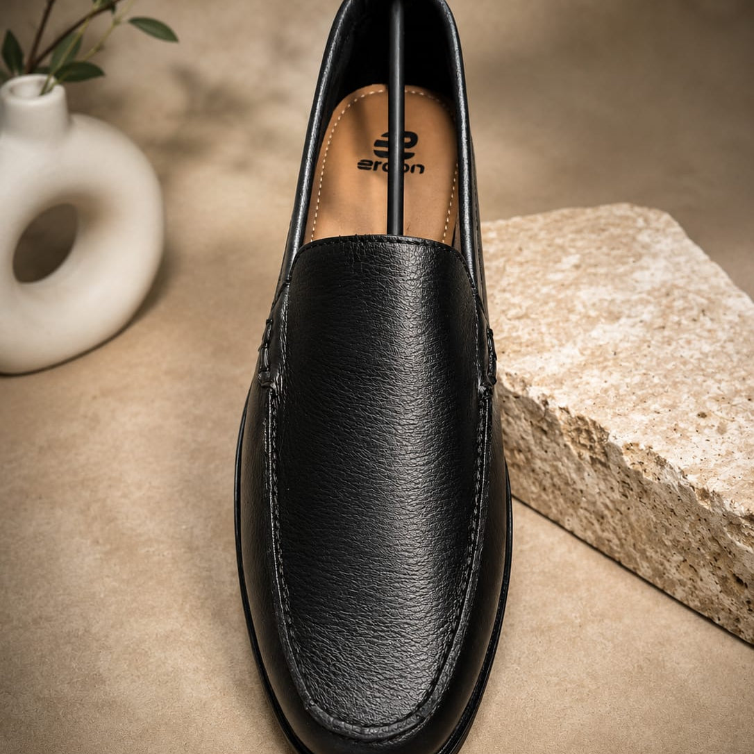 Aristo Men's Black Casual Shoes Ergonstyle