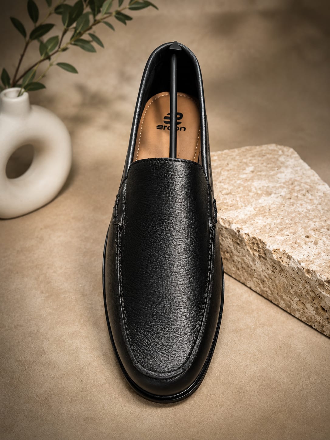 Aristo Men's Black Casual Shoes Ergonstyle