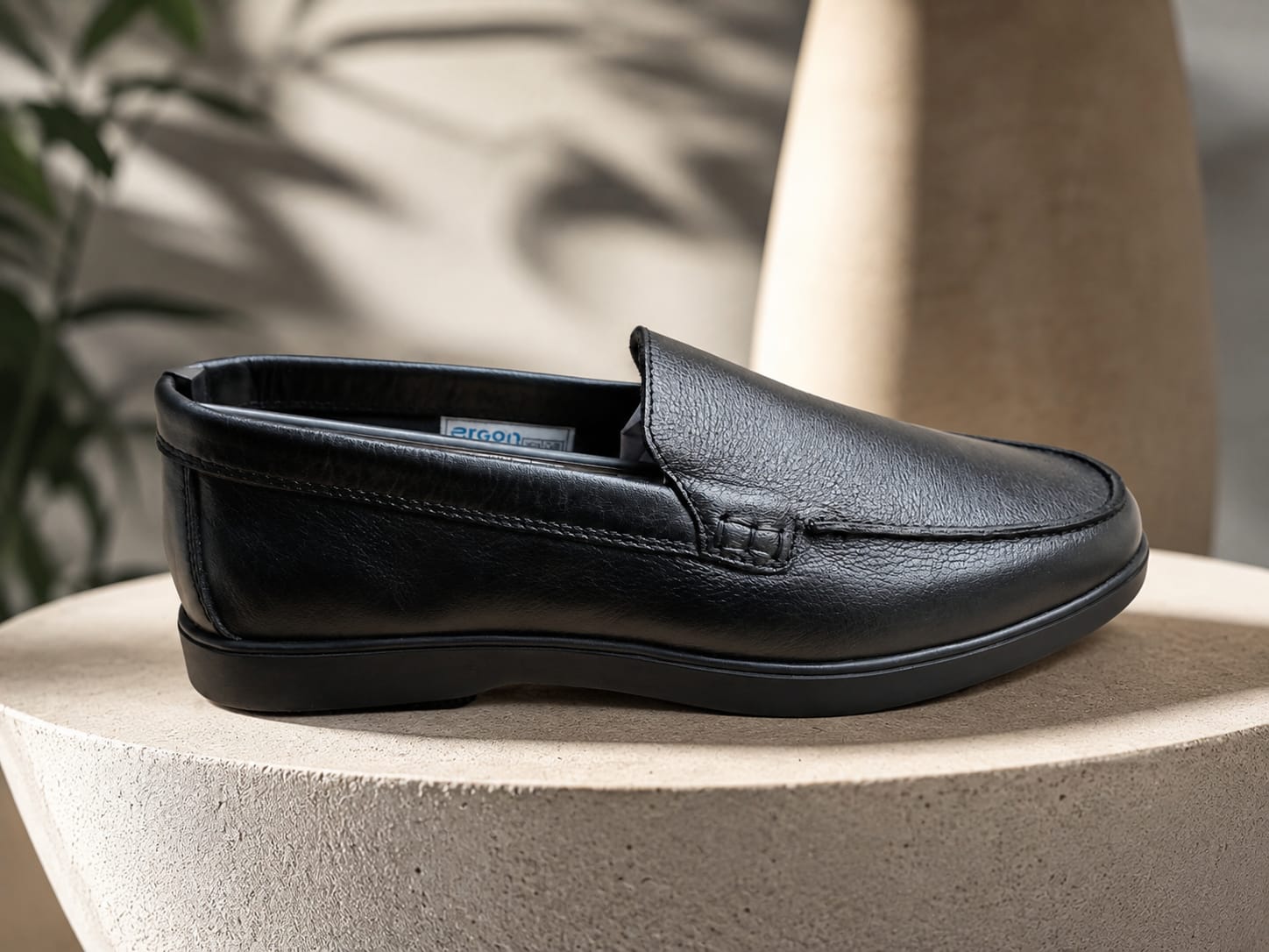 Aristo Men's Black Casual Shoes Ergonstyle