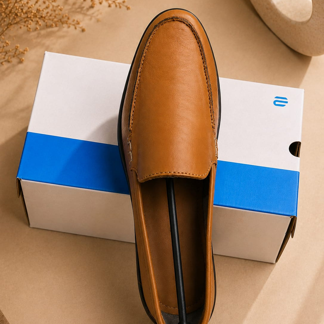 Aristo Men's Tan Casual Shoes Ergonstyle