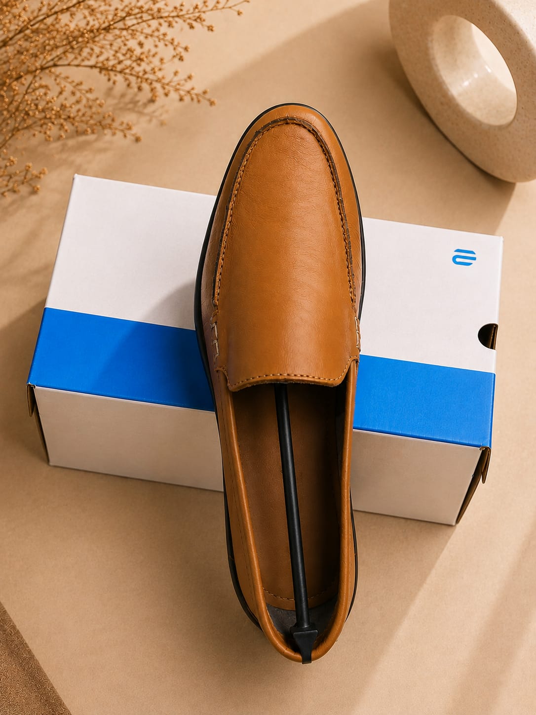 Aristo Men's Tan Casual Shoes Ergonstyle