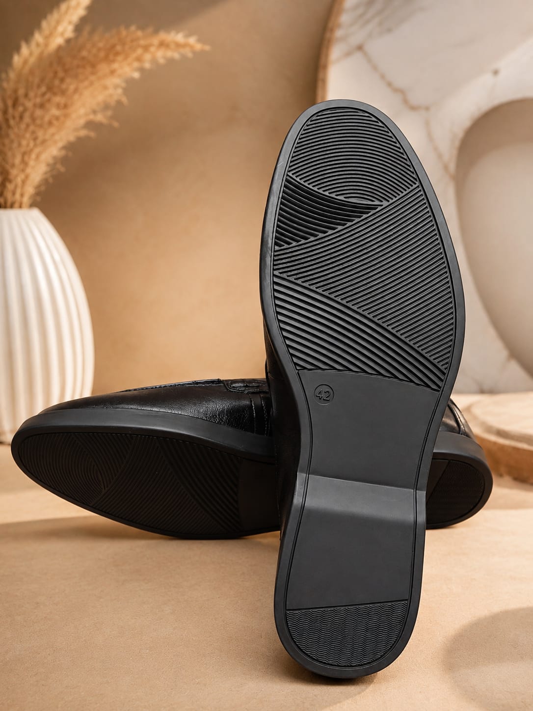 Aristo Men's Black Casual Shoes Ergonstyle