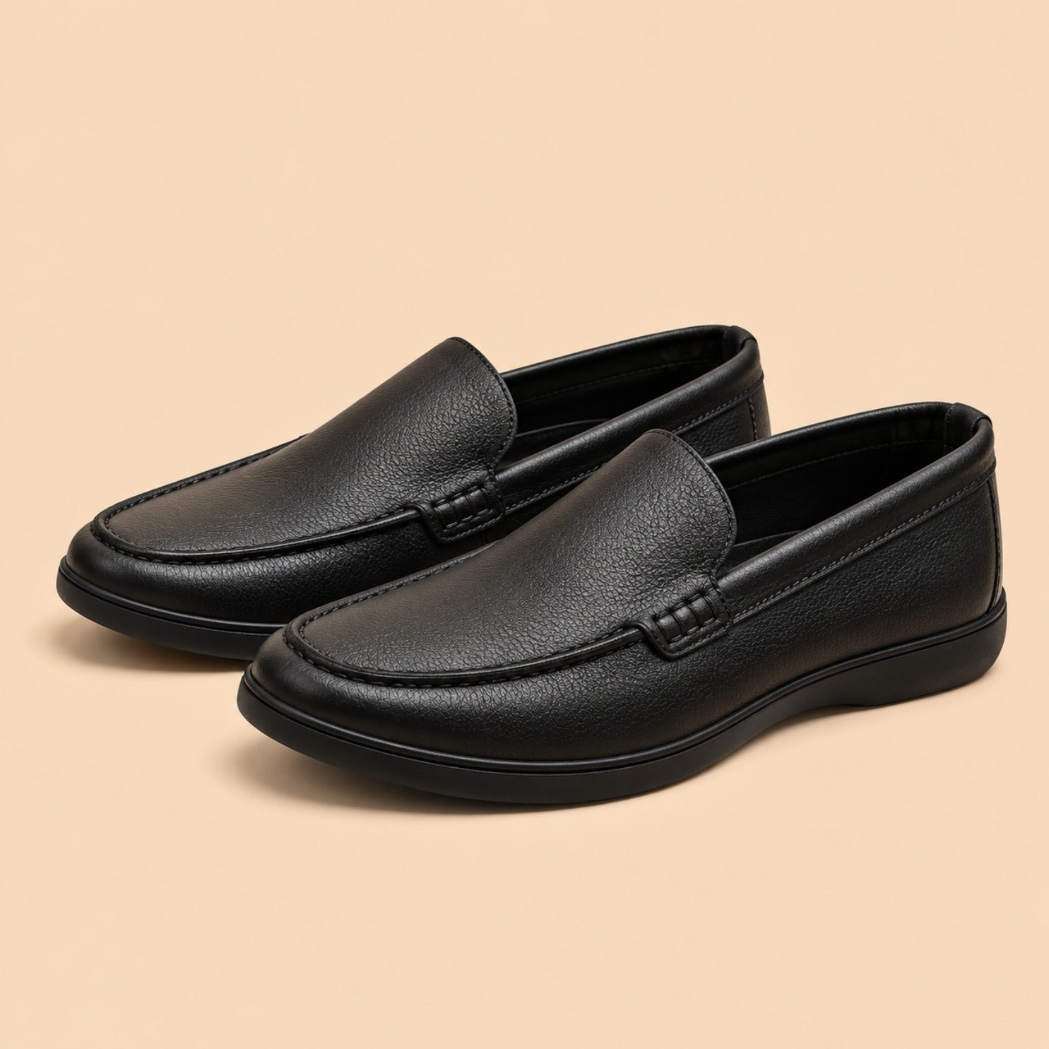 Aristo Men's Black Casual Shoes Ergonstyle