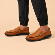 Aristo Men's Tan Casual Shoes Ergonstyle