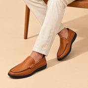 Aristo Men's Tan Casual Shoes Ergonstyle