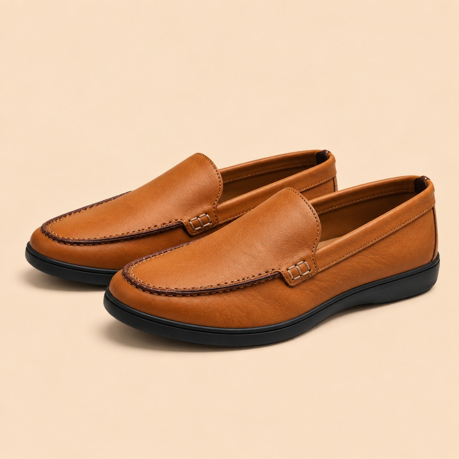 Aristo Men's Tan Casual Shoes Ergonstyle