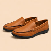 Aristo Men's Tan Casual Shoes Ergonstyle