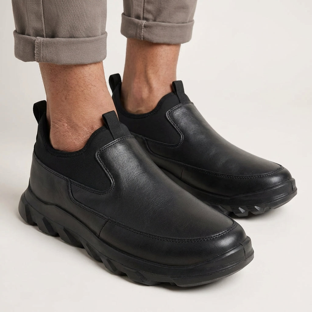 Outdoor EO-03 Men Black Shoes Ergonstyle