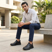 Outdoor EO-03 Men Black Shoes Ergonstyle