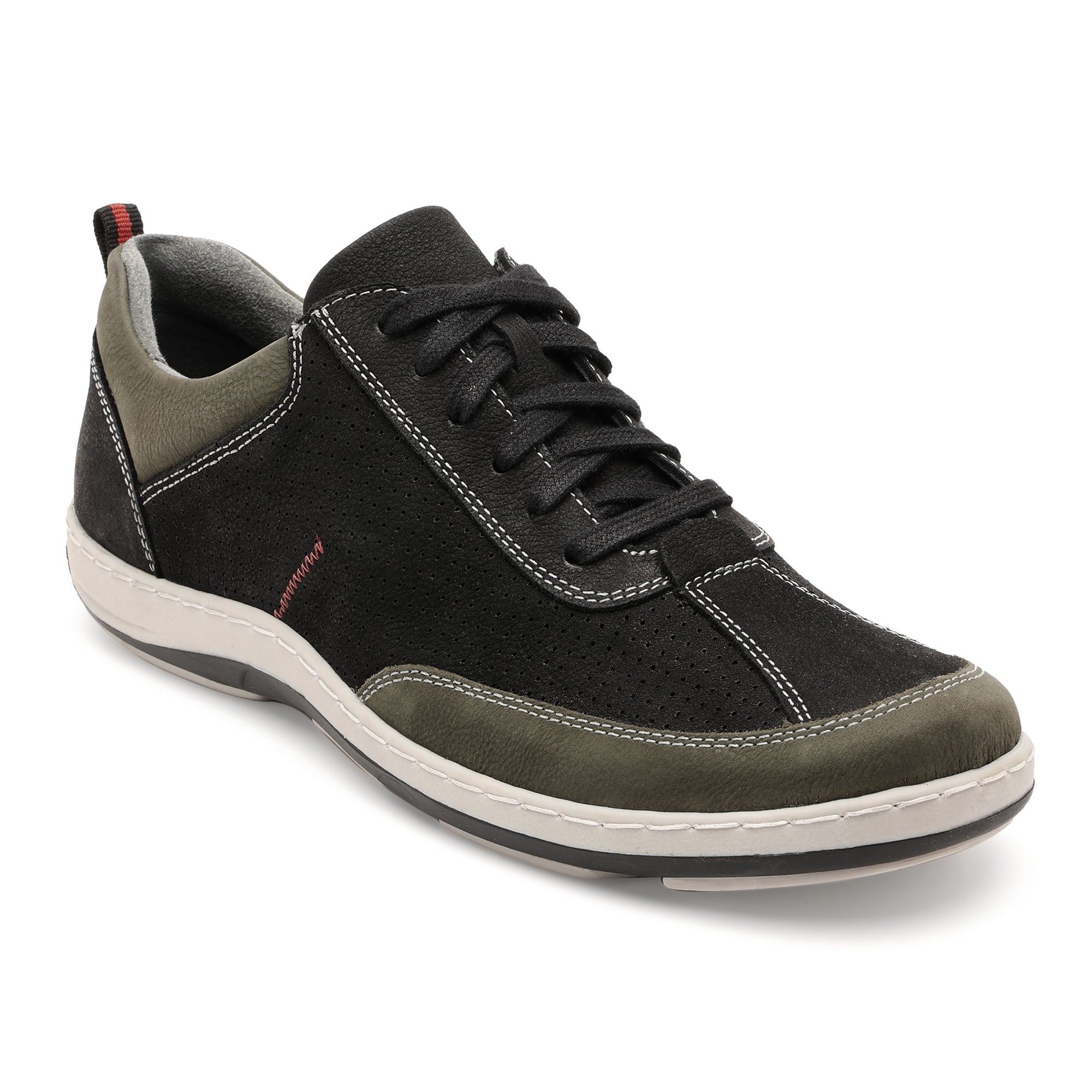 Quentin 08 Men Black and Khaki Casual Shoes